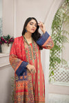 Unstitched 3 Piece Digital Printed Cottel Suit