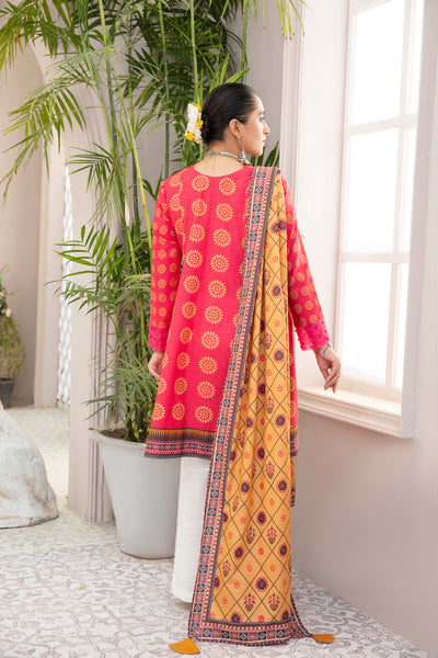 Unstitched 2 Piece Digital Printed Karrandi Suit