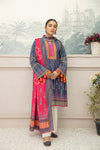 Unstitched 2 Piece Digital Printed Karrandi Suit