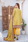 Unstitched 3 Piece Digital Printed Cottel Suit