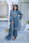 Unstitched 3 Piece Embroidered Khaddar Suit